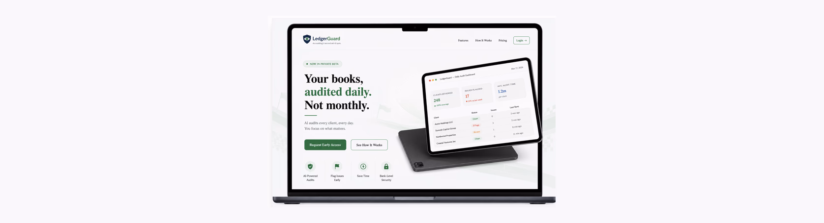 LedgerGuard – AI-Powered Accounting Audit Platform case study