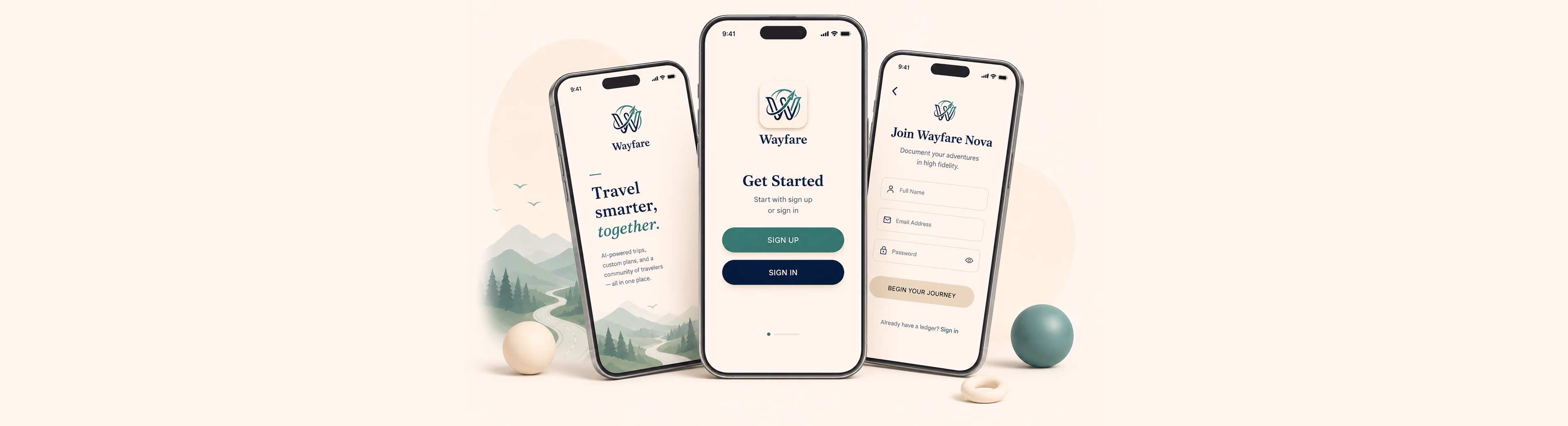 Wayfare – AI-Powered Travel Planning Platform  Wayfare case study preview