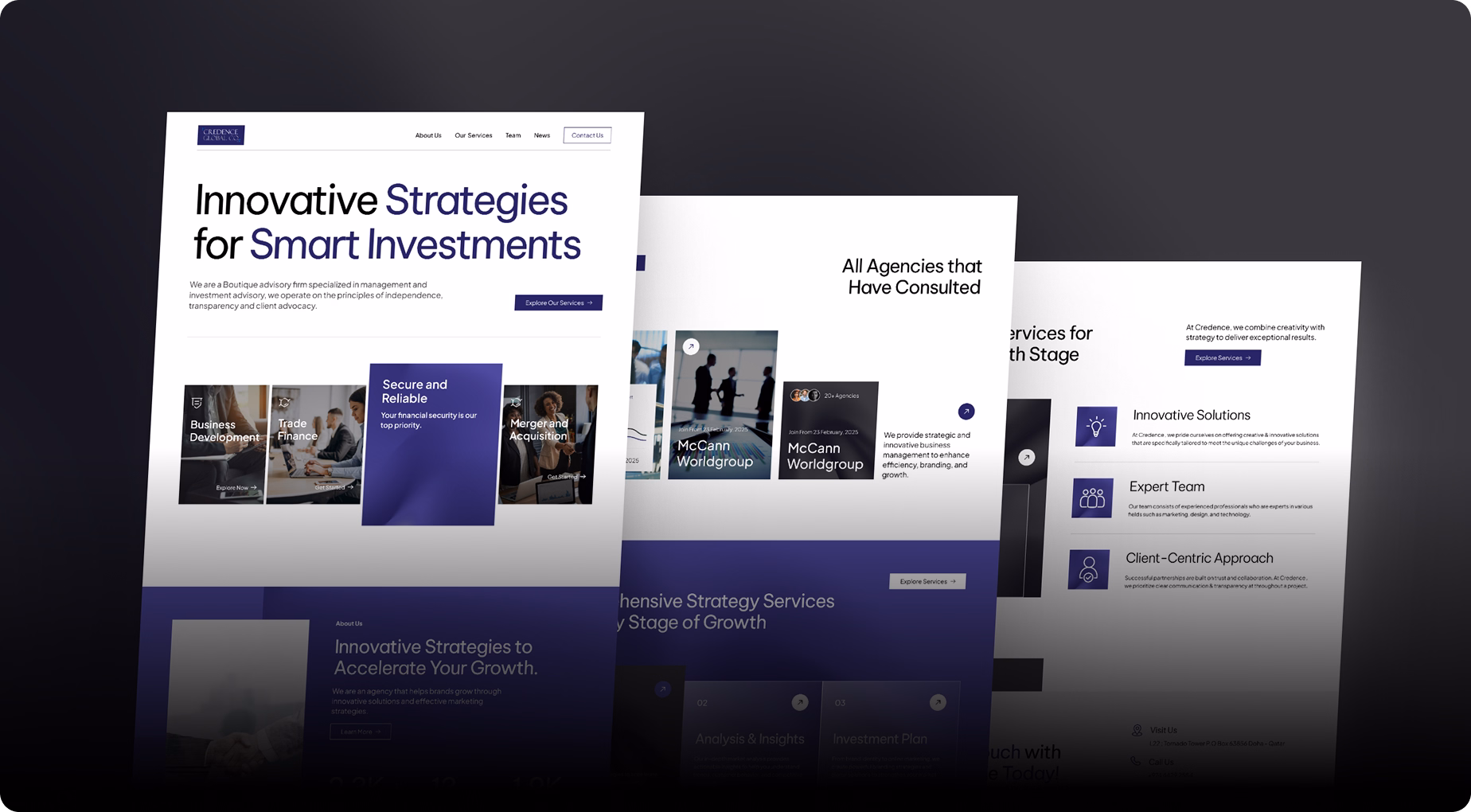 Credence Global – Smart, Independent Investment Advisory case study hero