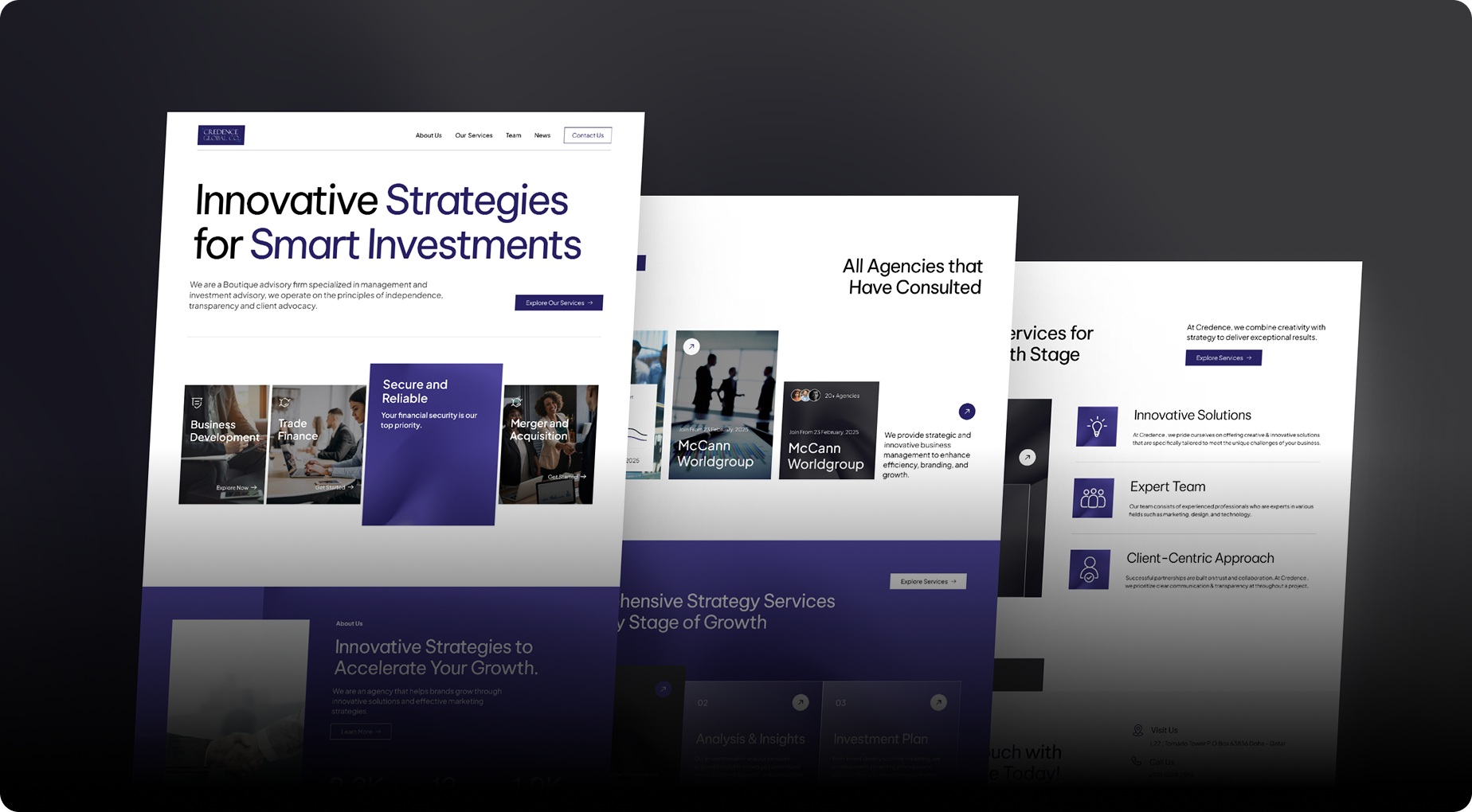 Credence Global – Smart, Independent Investment Advisory case study hero