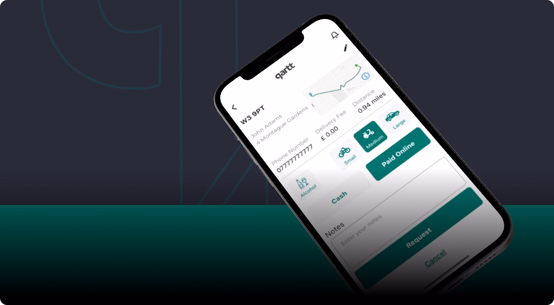 Qartt – On-Demand Delivery Partner Platform — Qartt case study preview