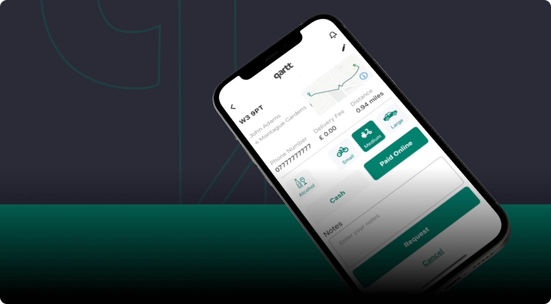 Qartt – On-Demand Delivery Partner Platform — Qartt case study preview
