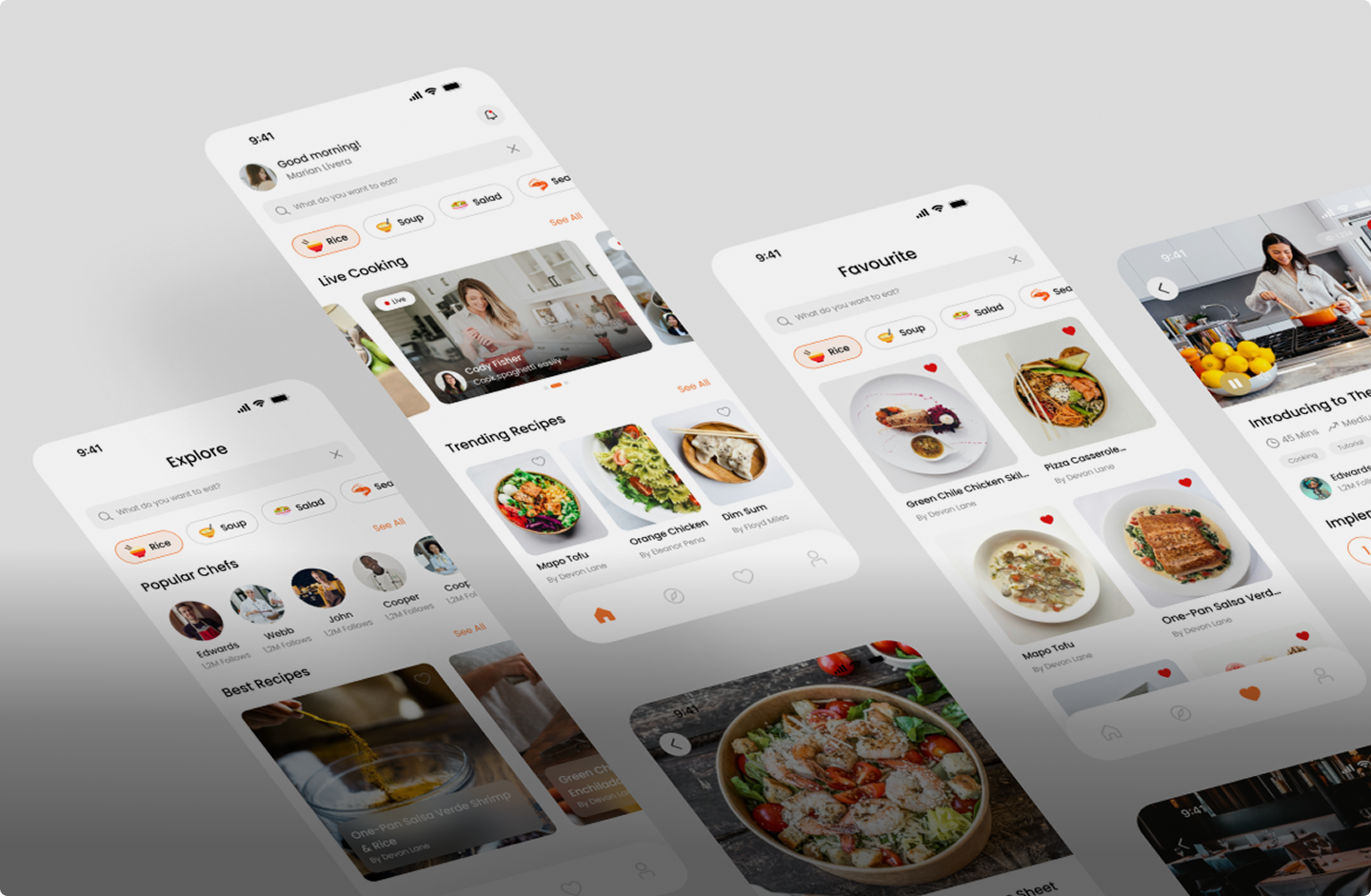 Foodii – Community-Driven Recipe Sharing App Template case study hero