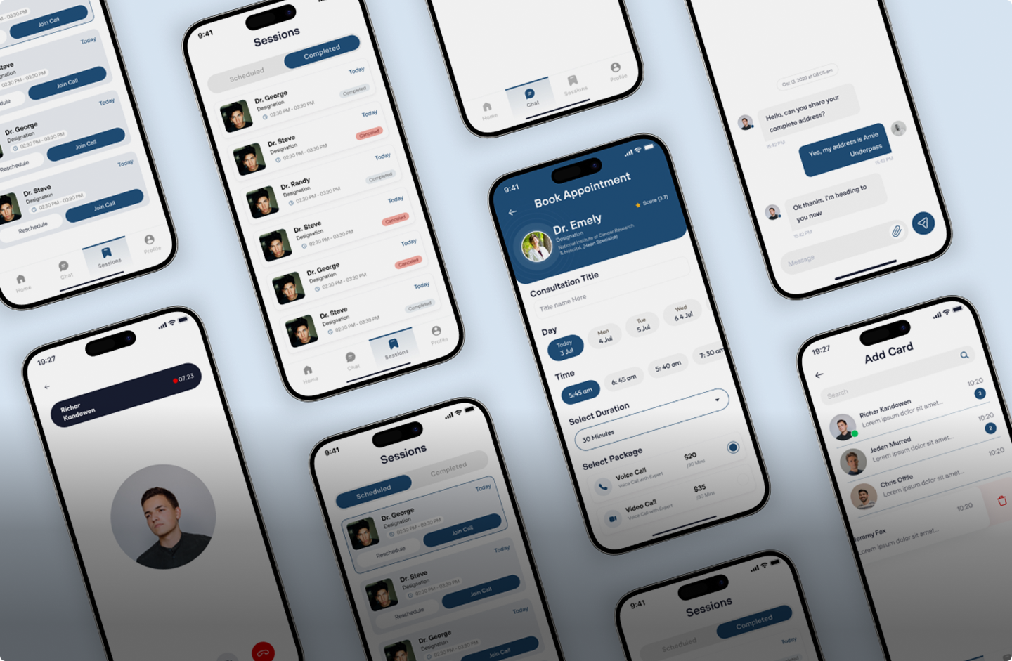 Kamquat – Consultation Platform UI Kit case study hero