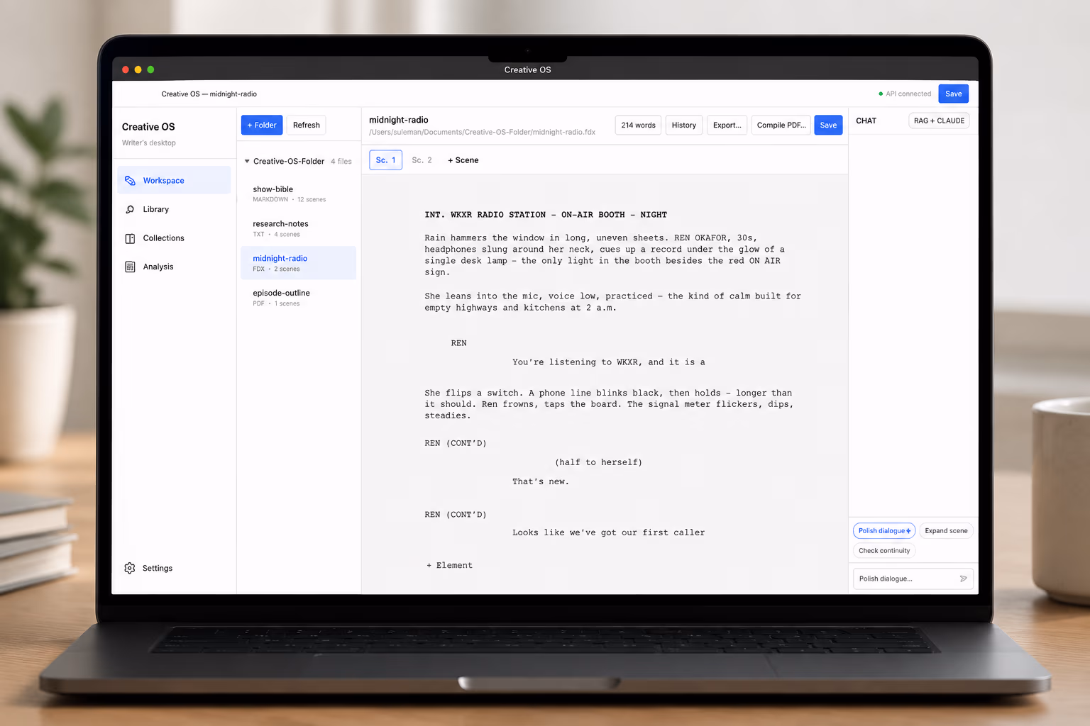 Creative OS – AI-Powered Creative Workspace case study