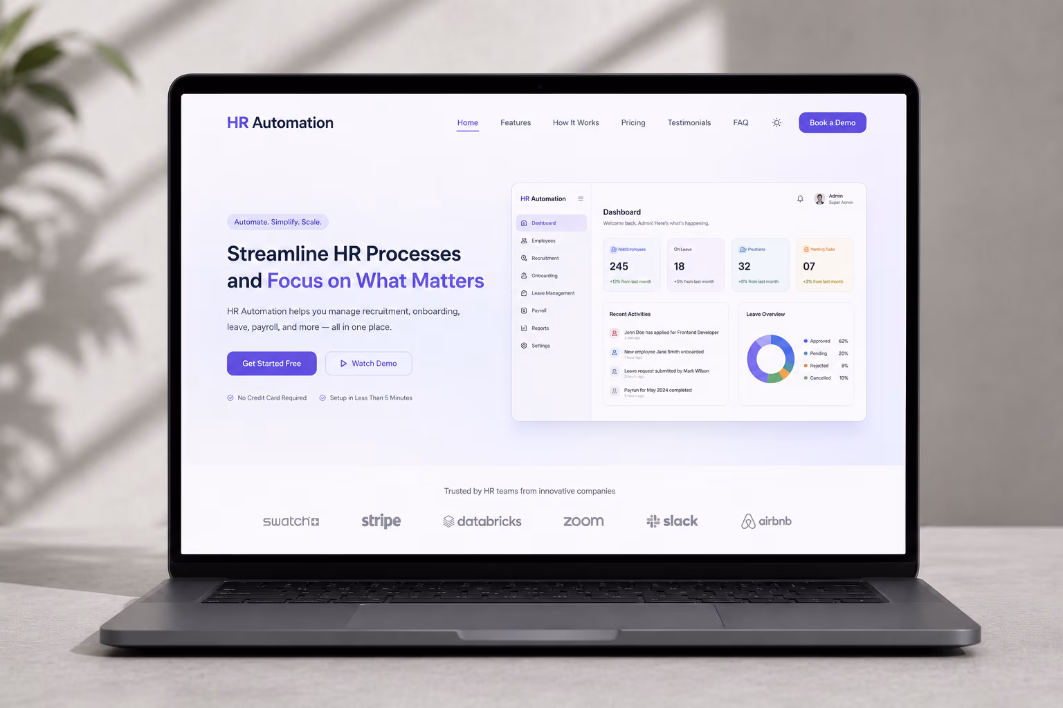 AI-Powered HR Hiring Automation Platform case study preview